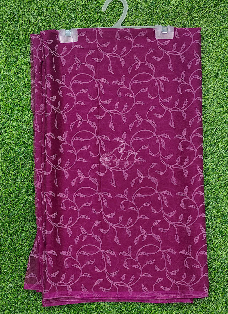 Beautiful Garden Vareli Lock Chiffon Brasso Saree