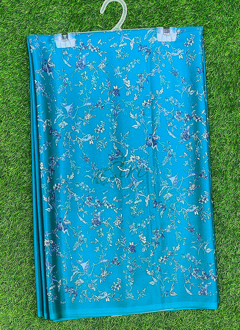 Garden Vareli Printed Super Como Crepe Silk Saree