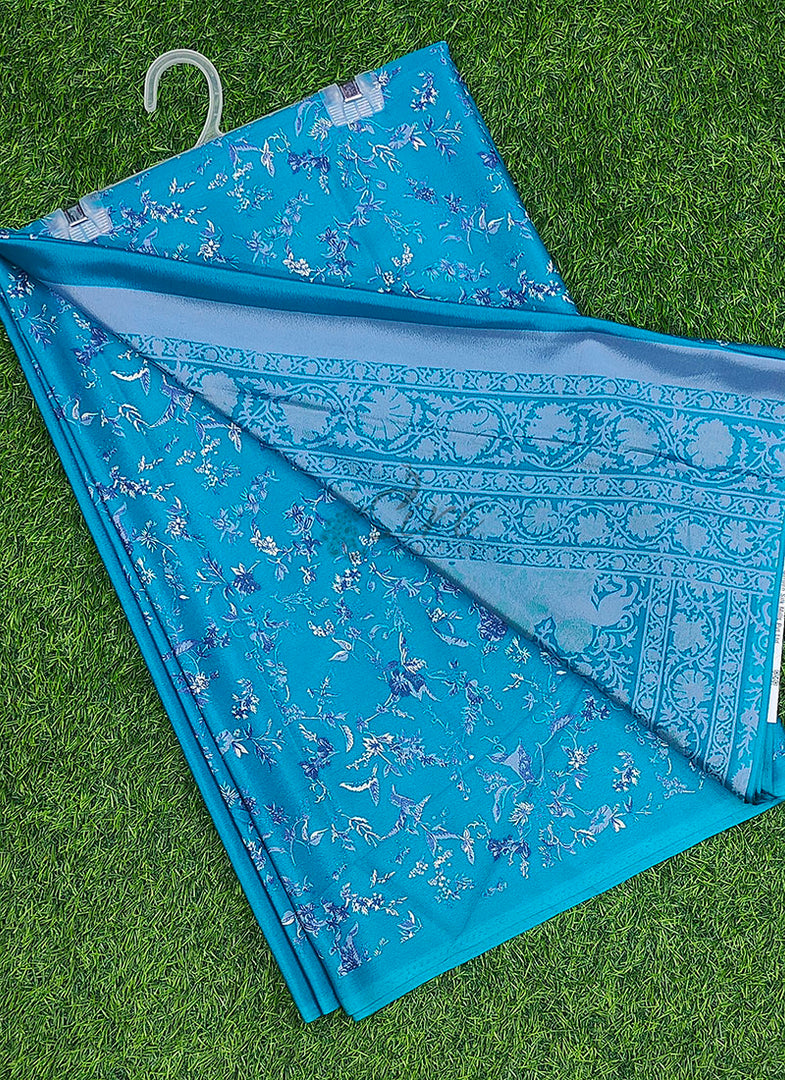 Garden Vareli Printed Super Como Crepe Silk Saree