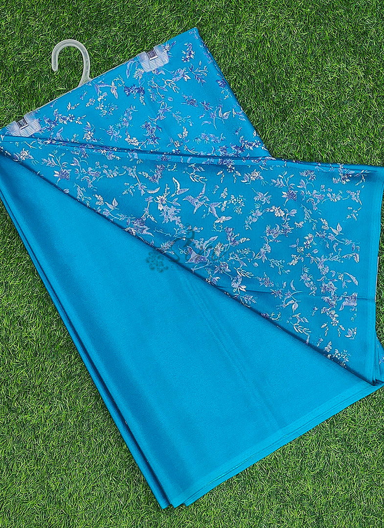 Garden Vareli Printed Super Como Crepe Silk Saree