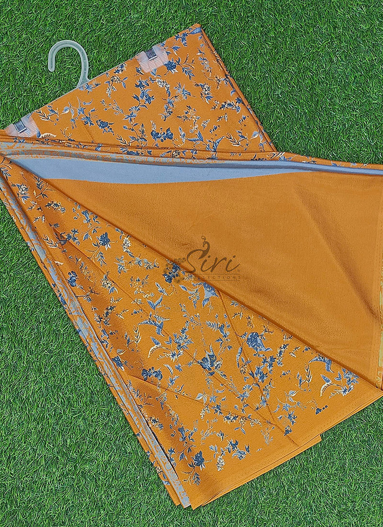 High Quality Garden Vareli Super Como Crepe Silk Saree