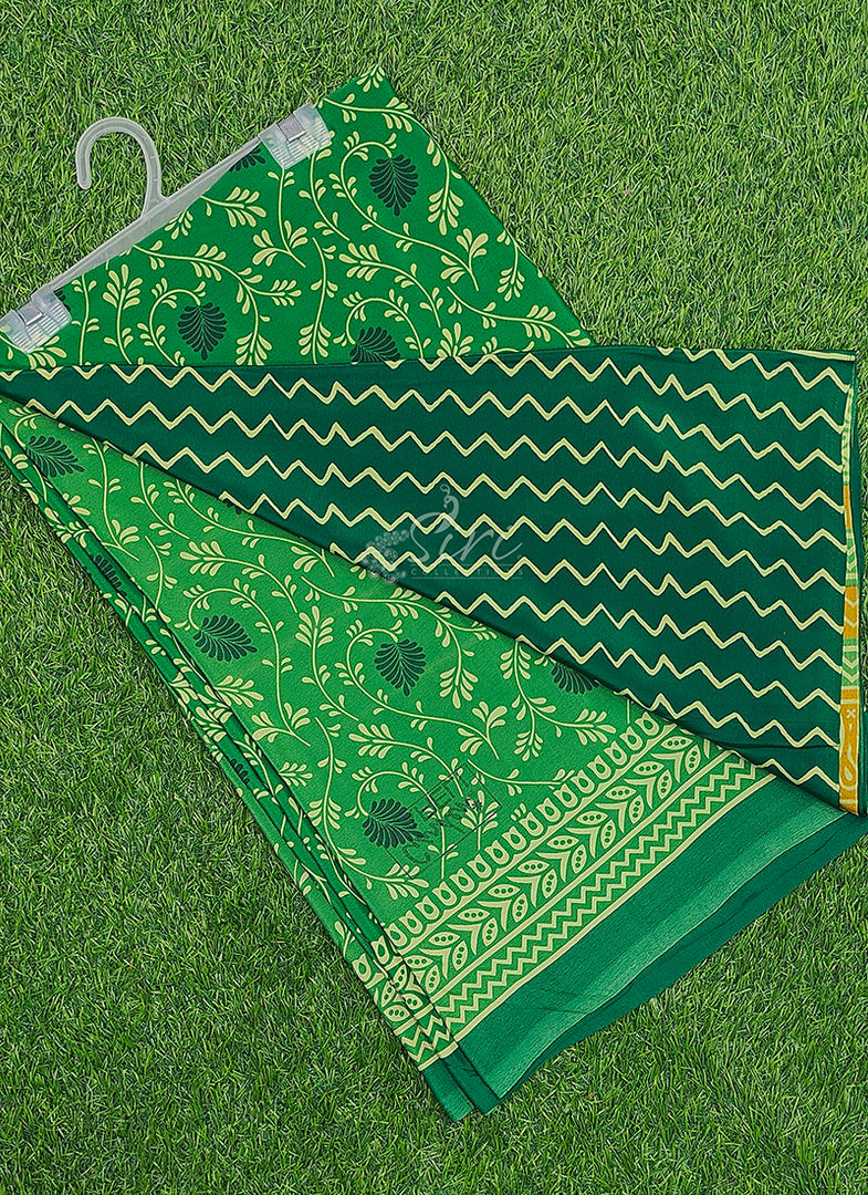 High Quality Garden Vareli Super Como Crepe Silk Saree