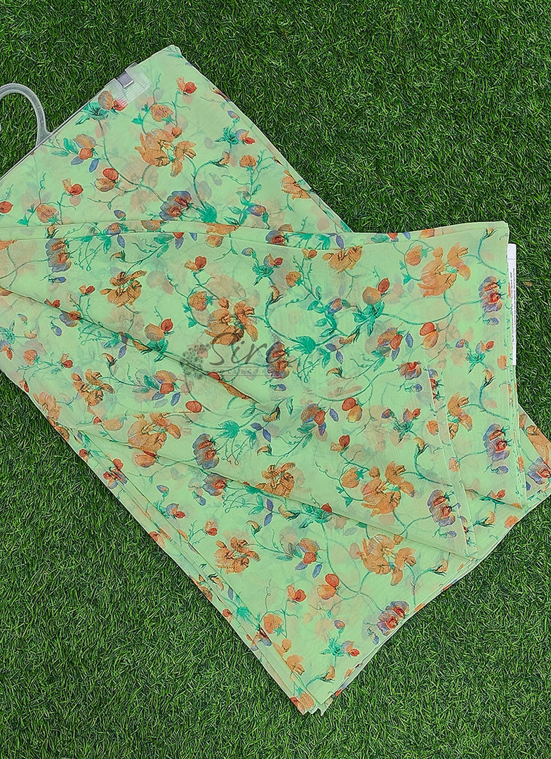 Garden Vareli Latest Uno Tarangini Georgette Saree