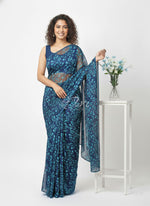 Load image into Gallery viewer, Latest Garden Vareli Latest Uno Tarangini Georgette Saree
