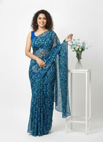 Load image into Gallery viewer, Latest Garden Vareli Latest Uno Tarangini Georgette Saree
