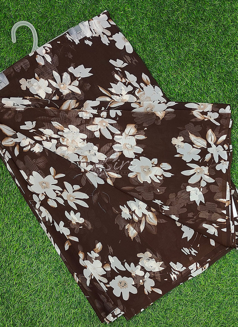 Garden Vareli Latest Uno Tarangini Georgette Saree