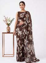 Load image into Gallery viewer, Garden Vareli Latest Uno Tarangini Georgette Saree
