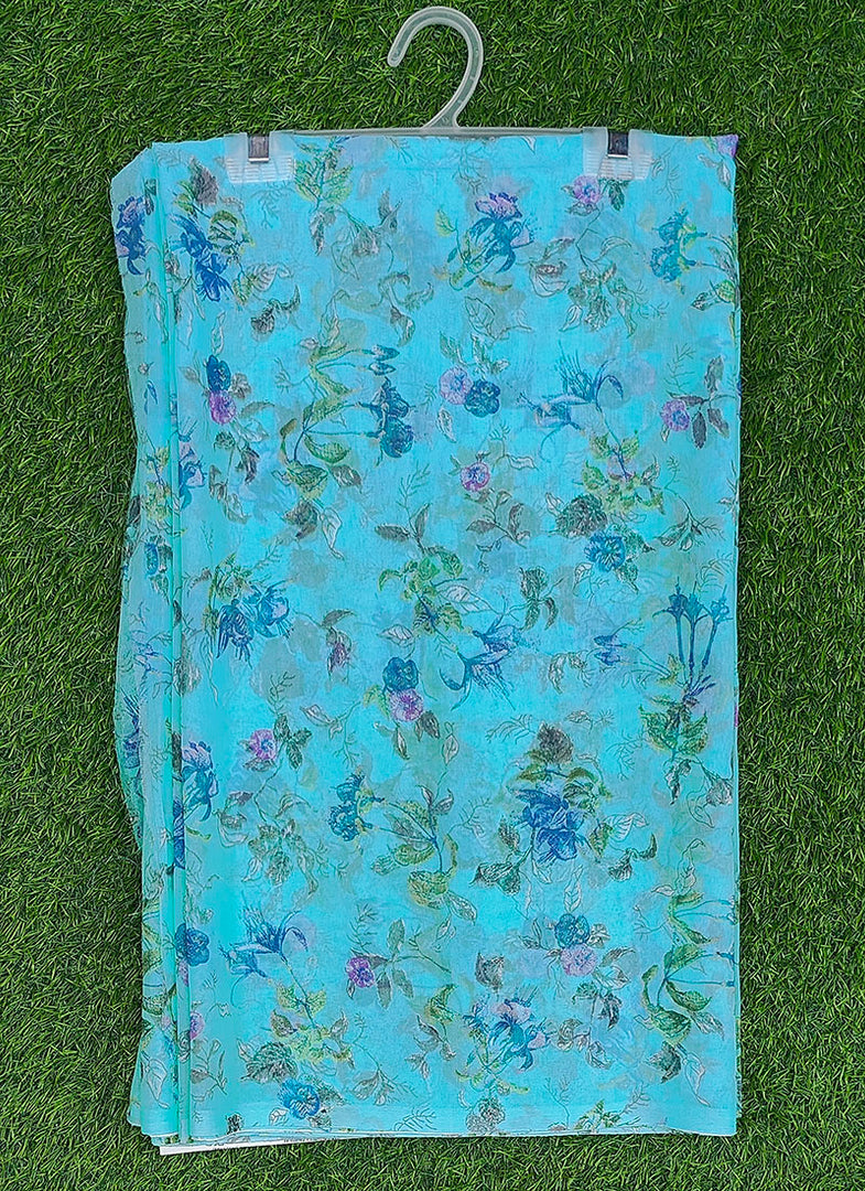 Latest Garden Vareli Printed Lentus Saree