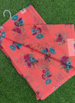 Load image into Gallery viewer, Beautiful Garden Vareli Printed Lentus Saree
