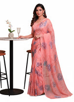 Load image into Gallery viewer, Latest Garden Vareli Printed Nara Chiffon Saree
