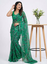 Load image into Gallery viewer, High Quality Garden Vareli Printed Nara Chiffon Saree