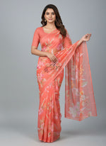 Load image into Gallery viewer, Exclusive Garden Vareli Printed Nara Chiffon Saree