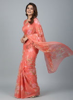 Load image into Gallery viewer, Exclusive Garden Vareli Printed Nara Chiffon Saree