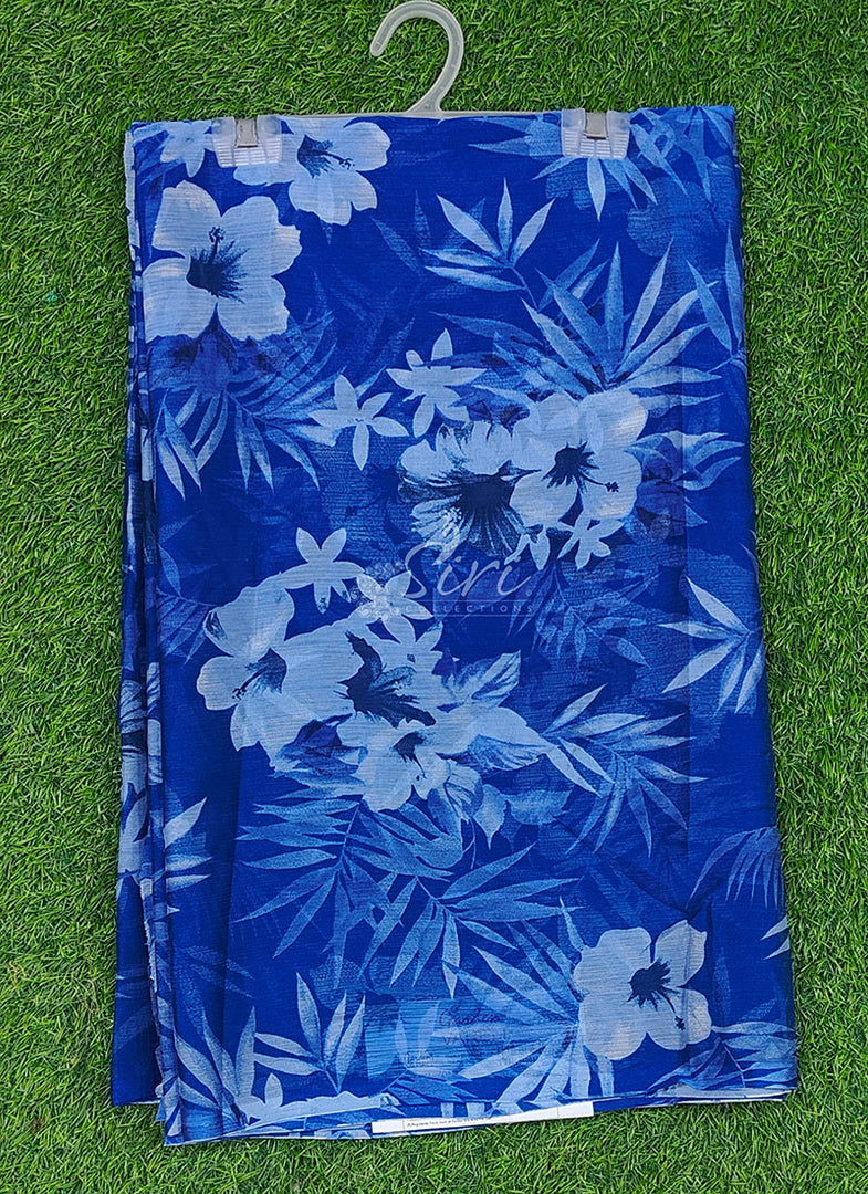 Exclusive Garden Vareli Printed Nara Chiffon Saree