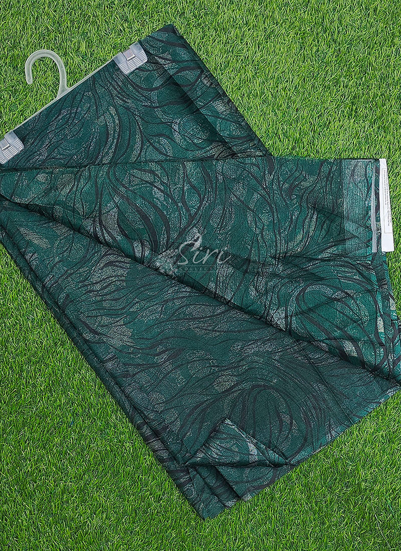 Latest Garden Vareli Printed Nara Chiffon Saree