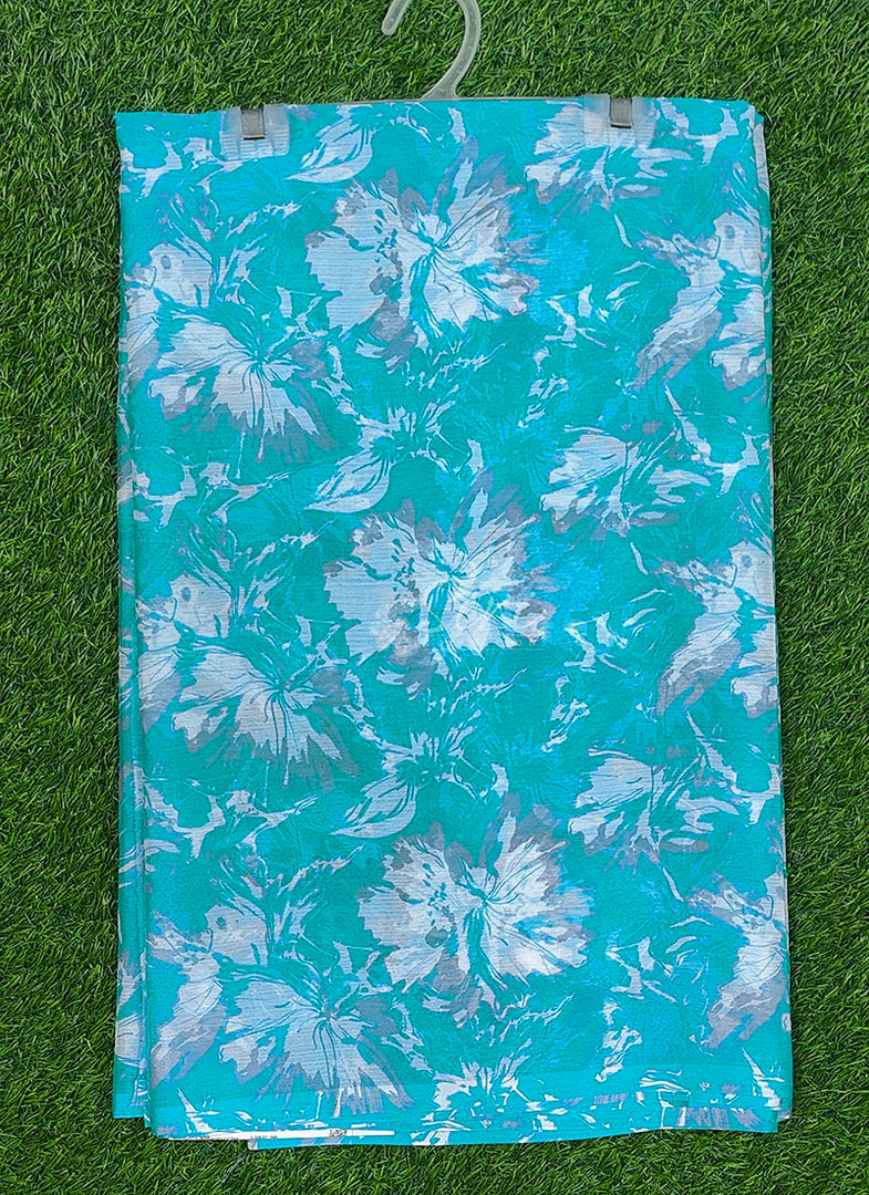 Elegant Garden Vareli Printed Nara Chiffon Saree