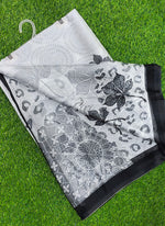 Load image into Gallery viewer, Beautiful Garden Vareli Printed Nova Nara Chiffon Saree
