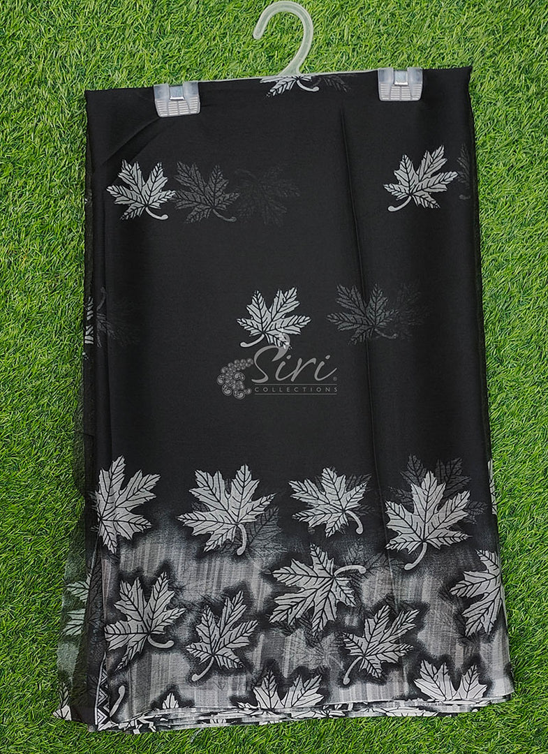 Beautiful Garden Vareli Printed Nova Nara Chiffon Saree
