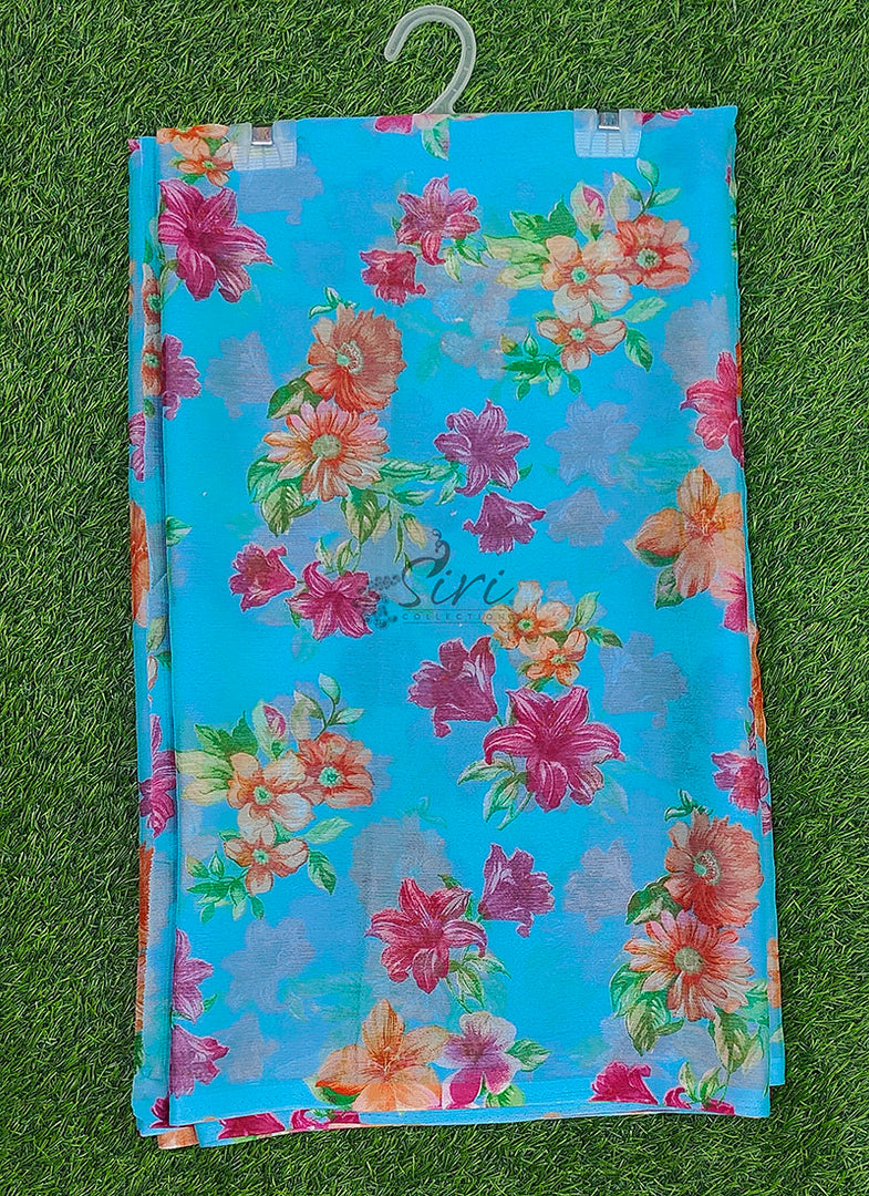 Exclusive Latest Garden Vareli Nara Chiffon Saree
