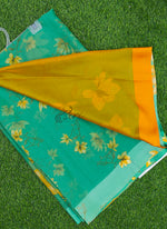 Load image into Gallery viewer, Beautiful Garden Fiona Border Nara Chiffon Saree

