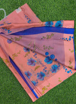 Load image into Gallery viewer, Beautiful Garden Fiona Border Nara Chiffon Saree
