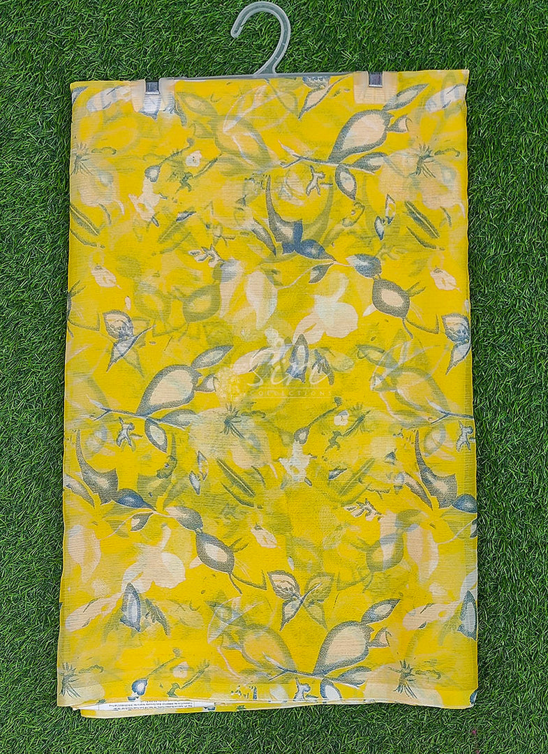 Exclusive Garden Vareli Printed Nara Chiffon Saree