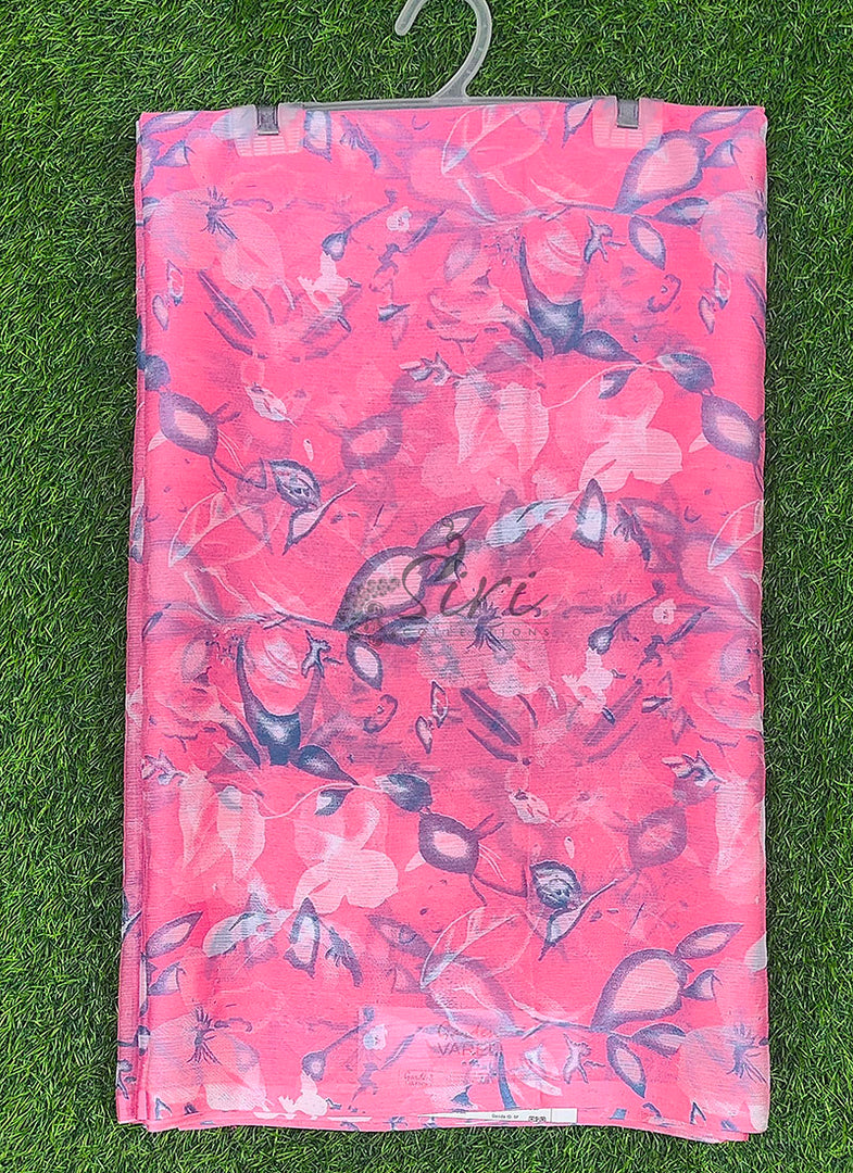Exclusive Garden Vareli Printed Nara Chiffon Saree