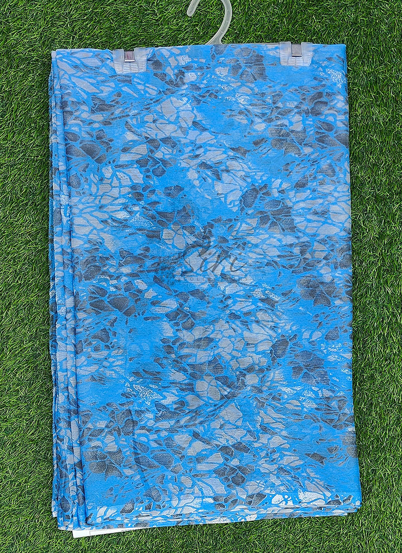Exclusive Garden Vareli Printed Nara Chiffon Saree