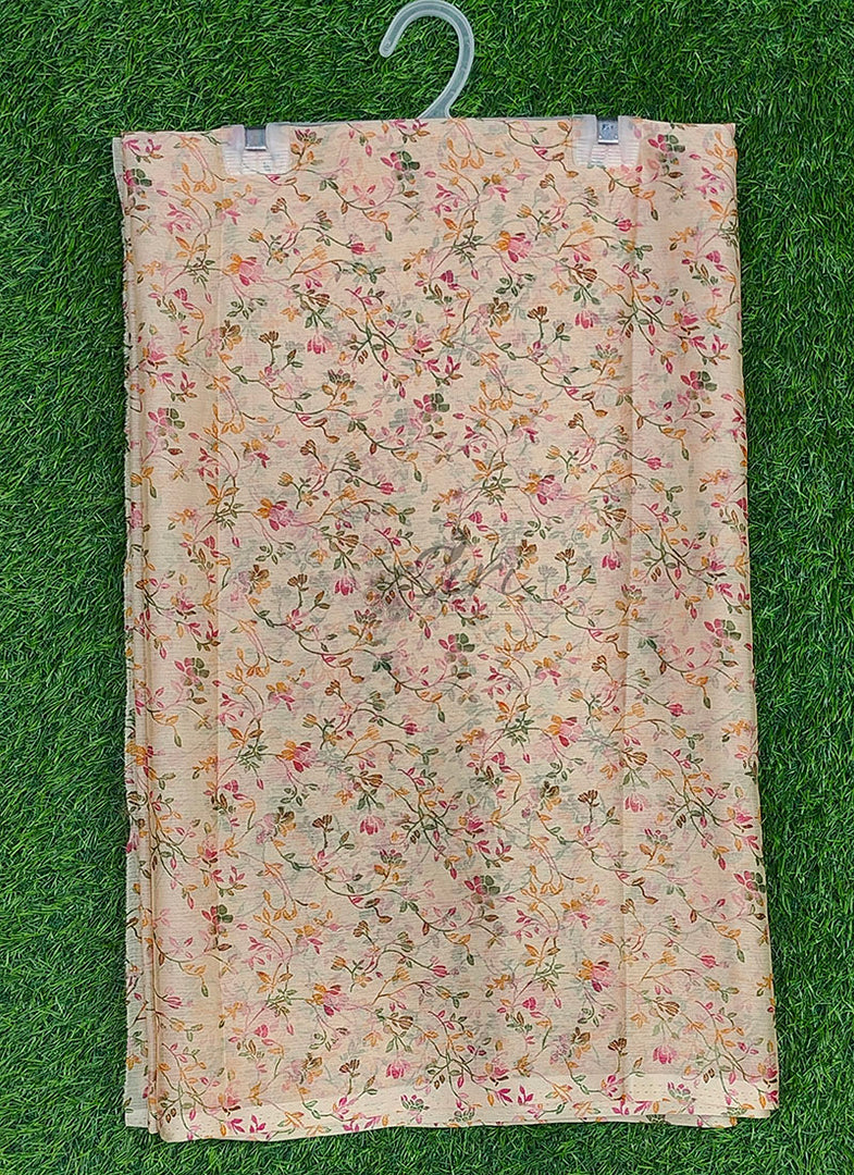 Latest Garden Vareli Printed Nara Chiffon Saree
