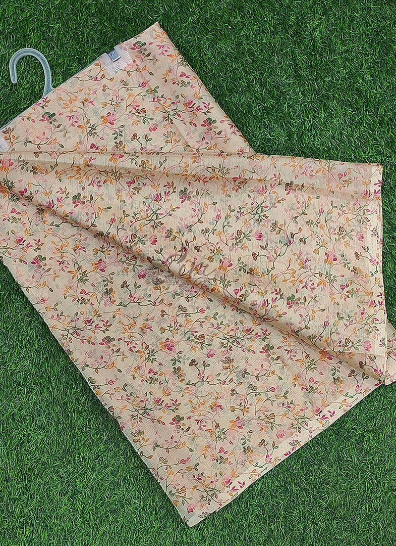 Latest Garden Vareli Printed Nara Chiffon Saree