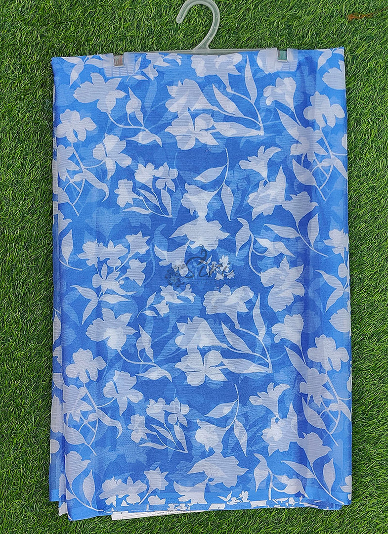 Beautiful Garden Vareli Printed Nara Chiffon Saree