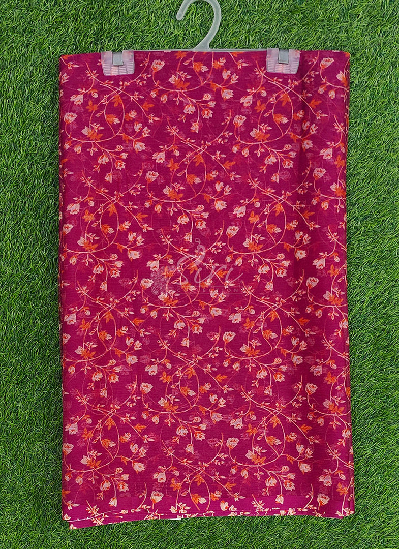 Garden Vareli Floral Print Nara Chiffon Saree