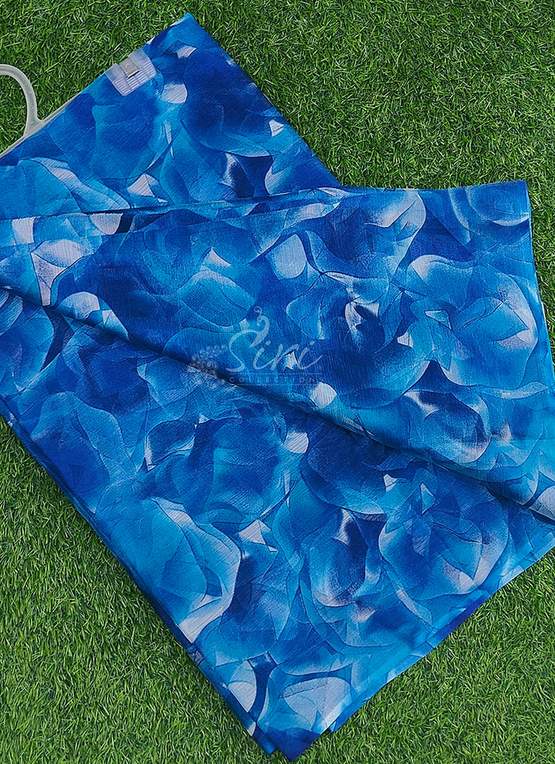 Garden Vareli Printed Nara Chiffon Saree