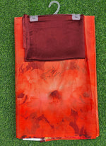 Load image into Gallery viewer, Garden Vareli Printed Nara Chiffon Saree with Blouse
