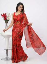 Load image into Gallery viewer, High Quality Garden Vareli Printed Nara Chiffon Saree