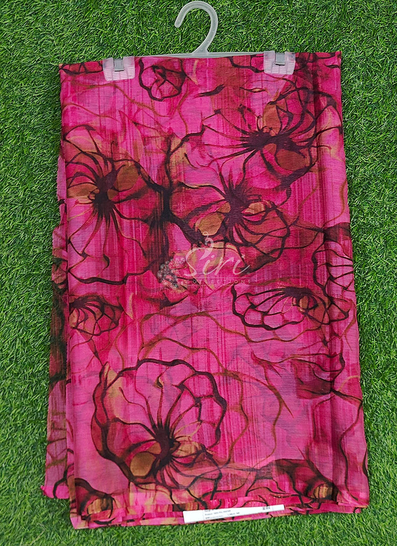 Latest Garden Vareli Printed Nara Chiffon Saree