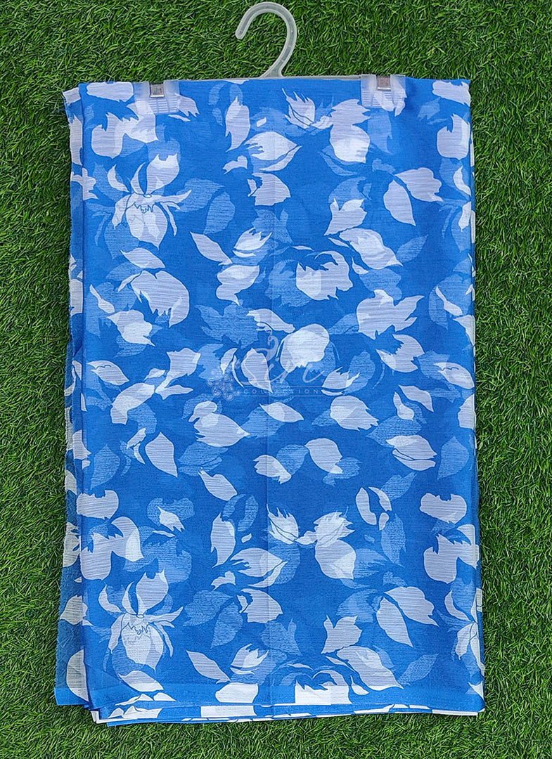 Latest Garden Vareli Printed Nara Chiffon Saree