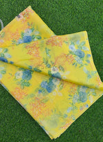 Load image into Gallery viewer, Beautiful Garden Vareli Printed Nara Chiffon Saree
