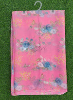 Load image into Gallery viewer, Beautiful Garden Vareli Printed Nara Chiffon Saree
