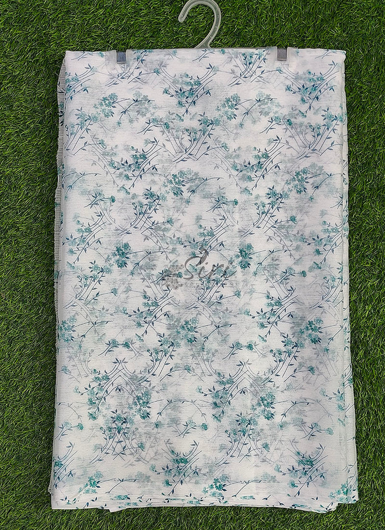 Latest Garden Vareli Printed Nara Chiffon Saree