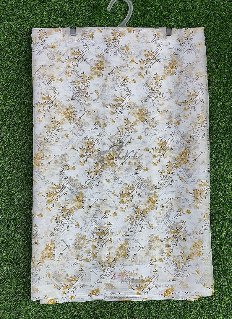 Latest Garden Vareli Printed Nara Chiffon Saree
