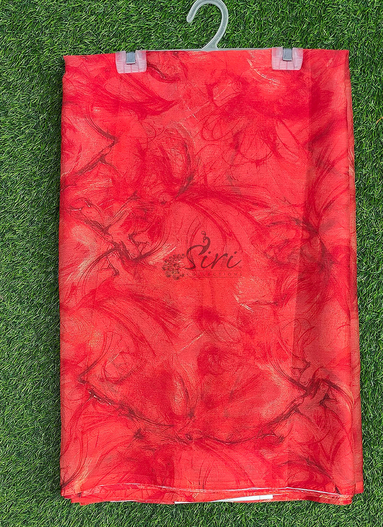 Latest Garden Vareli Printed Nara Chiffon Saree