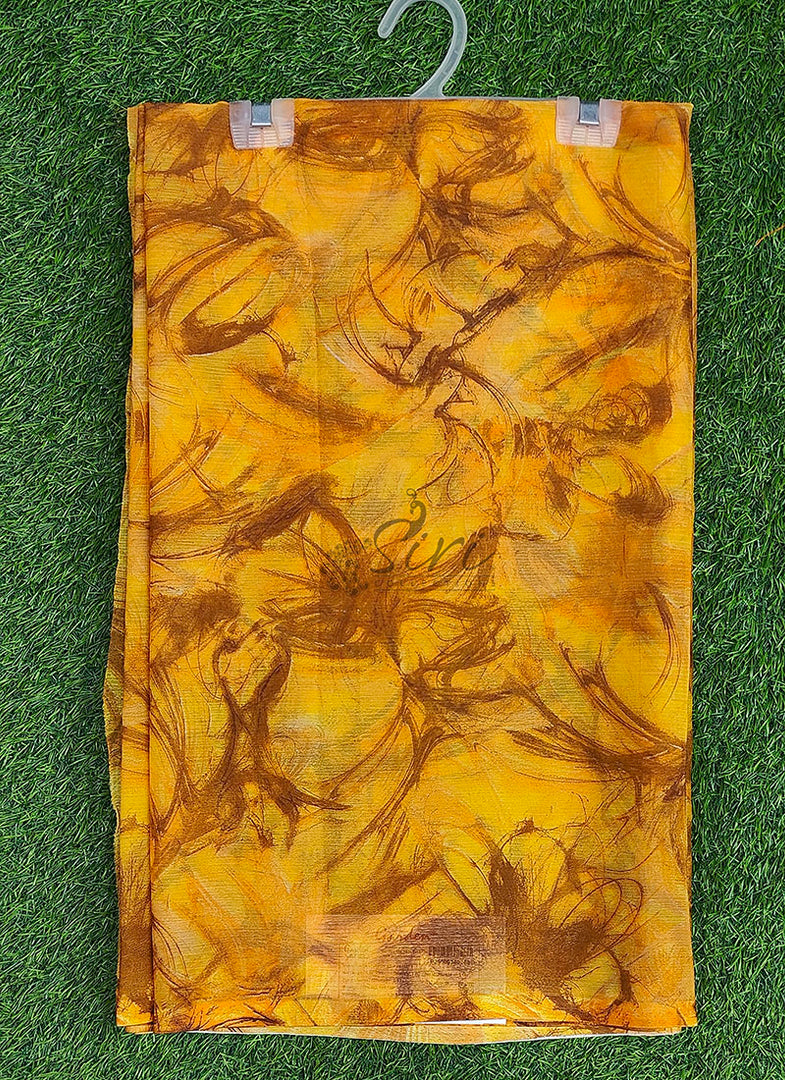 Latest Garden Vareli Printed Nara Chiffon Saree