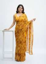 Load image into Gallery viewer, Latest Garden Vareli Printed Nara Chiffon Saree
