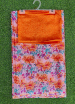 Load image into Gallery viewer, Garden Vareli Printed Nara Chiffon Saree with Blouse
