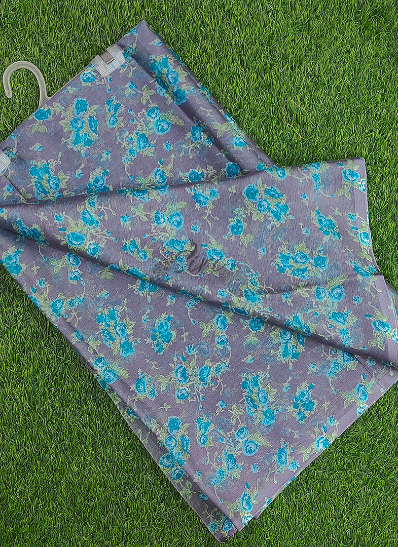 Latest Garden Vareli Printed Nara Chiffon Saree
