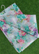 Load image into Gallery viewer, Latest Garden Vareli Printed Nara Chiffon Saree
