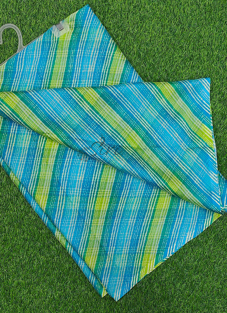 Latest Garden Vareli Printed Nara Chiffon Saree