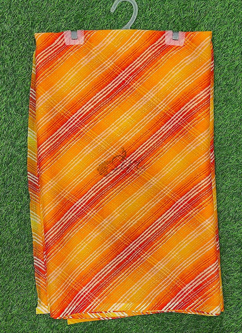 Latest Garden Vareli Printed Nara Chiffon Saree