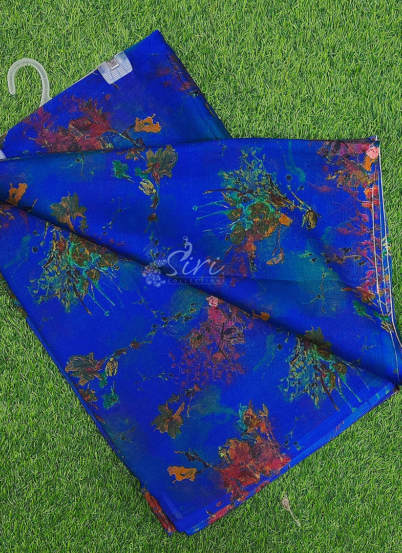 Latest Garden Vareli Printed Nara Chiffon Saree